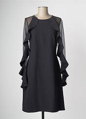 Robe mi-longue noir PAUL BRIAL pour femme seconde vue