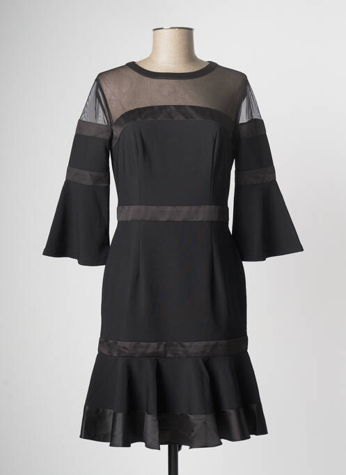 Robe mi-longue noir PAUL BRIAL pour femme