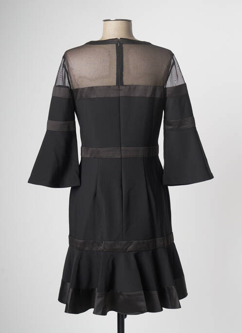 Robe mi-longue noir PAUL BRIAL pour femme