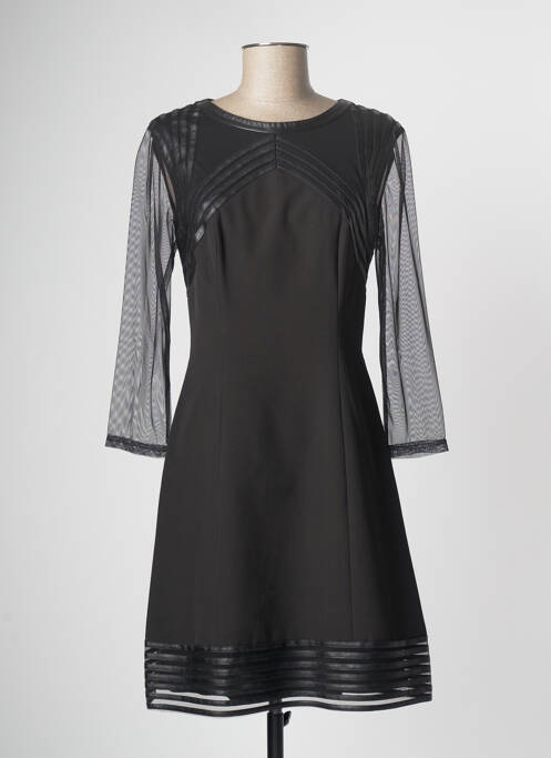 Robe mi-longue noir PAUL BRIAL pour femme