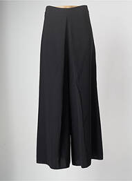 Pantalon large tissage popeline taille normale noir PAUL BRIAL femme