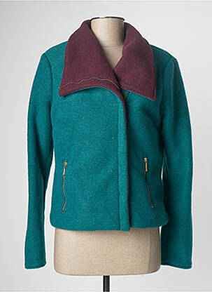 Veste casual col tailleur bleu PAUL BRIAL femme