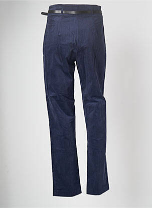 Pantalon droit stretch taille haute bleu PAUL BRIAL femme