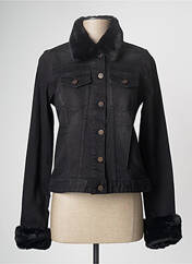 Veste en jean noir PAUL BRIAL pour femme seconde vue