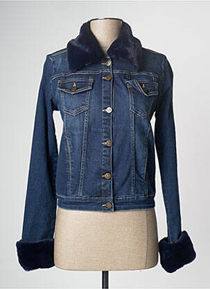 Veste en jean manches longues bleu PAUL BRIAL femme