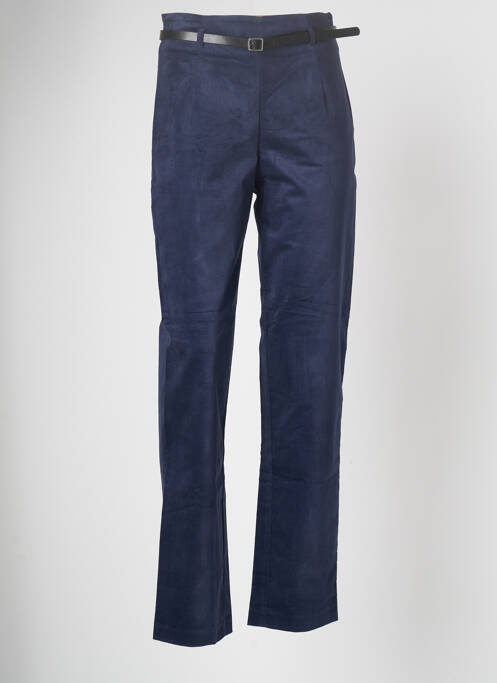 Pantalon droit bleu PAUL BRIAL pour femme