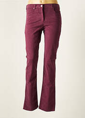 Pantalon droit violet PAUL BRIAL pour femme seconde vue