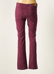 Pantalon droit violet PAUL BRIAL pour femme seconde vue