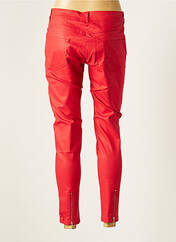 Pantalon slim rouge PAUL BRIAL pour femme seconde vue