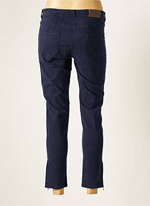 Pantalon 7/8 stretch taille normale bleu PAUL BRIAL femme