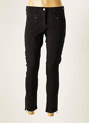 Pantalon 7/8 stretch taille normale noir PAUL BRIAL femme