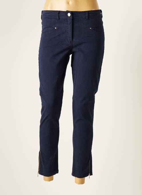 Pantalon 7/8 bleu PAUL BRIAL pour femme