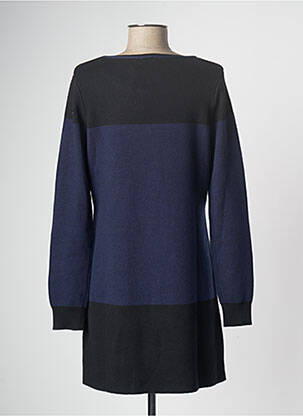 Robe pull coupe droite manches longues noir PAUL BRIAL femme