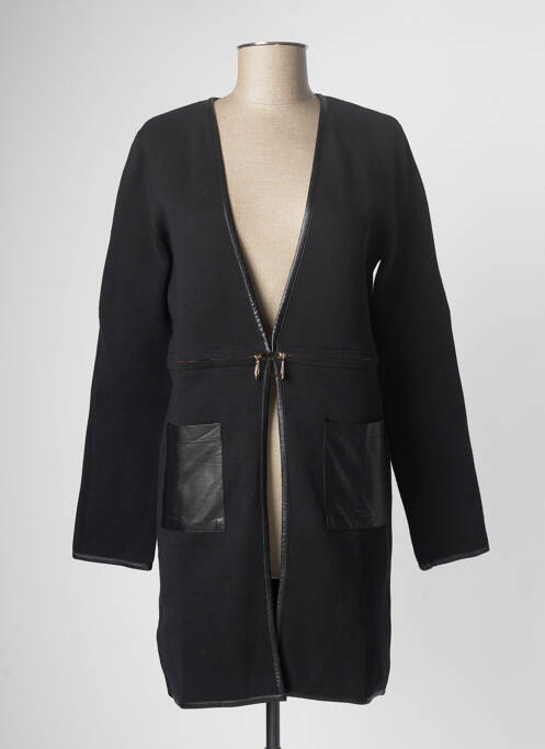 Gilet manches longues noir PAUL BRIAL pour femme