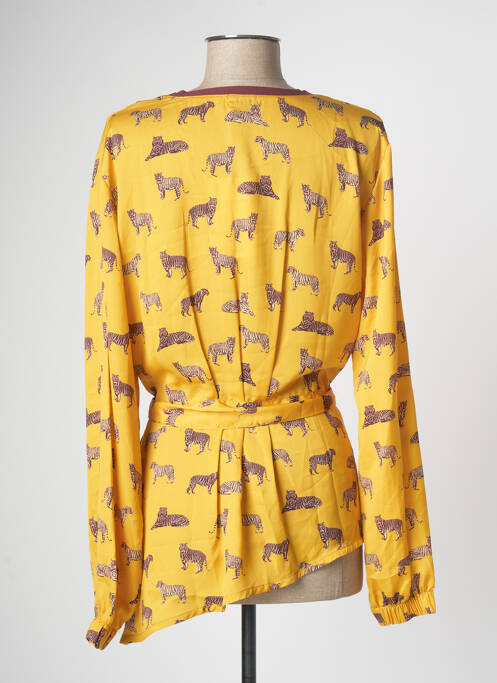 Tunique manches longues jaune PAUL BRIAL pour femme