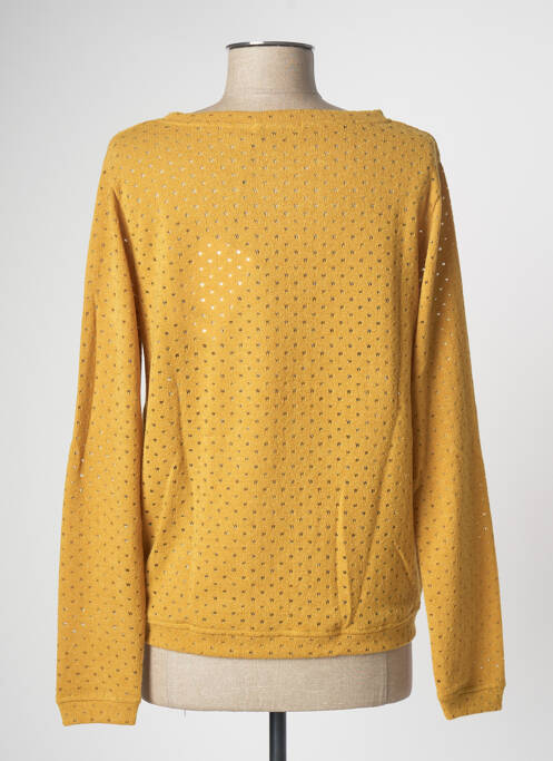 Pull jaune PAUL BRIAL pour femme