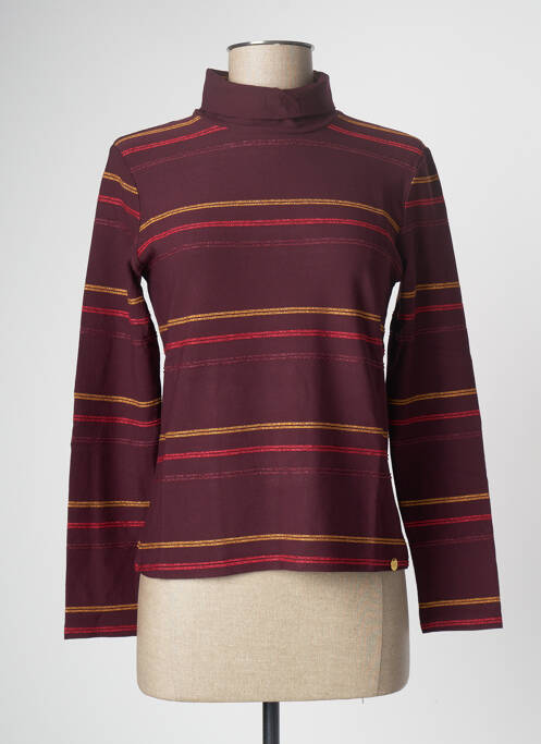 Sous-pull rouge PAUL BRIAL pour femme