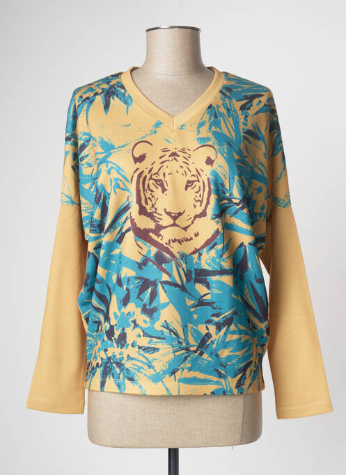 Sweat-shirt jaune PAUL BRIAL pour femme