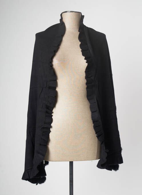 Echarpe noir PAUL BRIAL pour femme