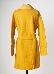 Manteau long jaune MALOKA pour femme seconde vue