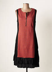 Robe mi-longue orange MALOKA pour femme seconde vue