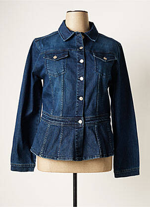 Veste en jean manches longues bleu PAUL BRIAL femme