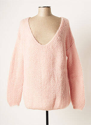 Pull rose PAUL BRIAL pour femme
