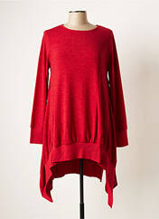 Robe pull rouge MALOKA pour femme seconde vue