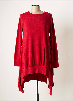 Robe pull rouge MALOKA pour femme
