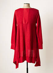 Robe pull rouge MALOKA pour femme seconde vue