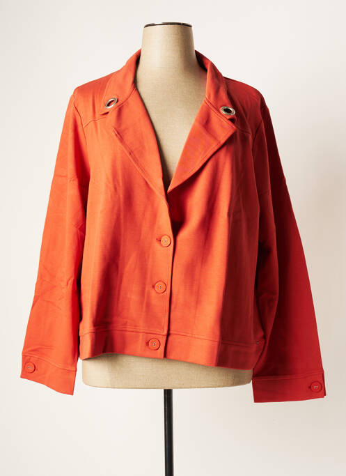 Veste casual orange MALOKA pour femme