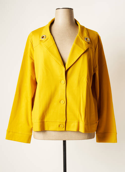 Veste casual jaune MALOKA pour femme