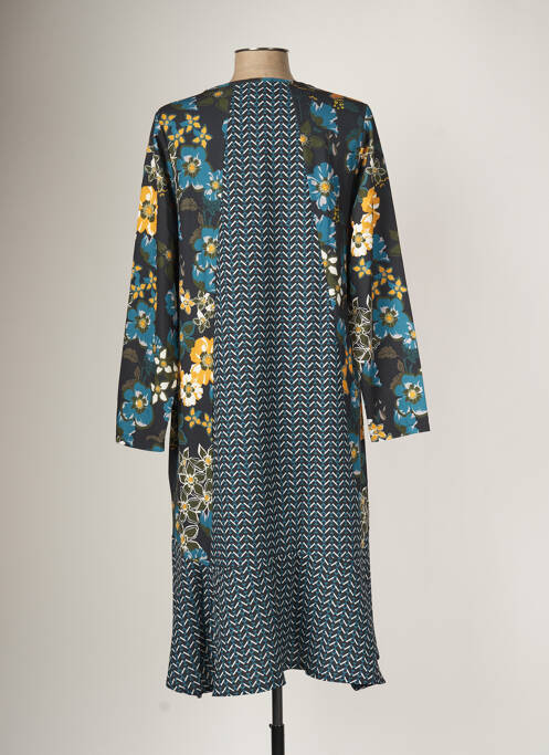 Robe mi-longue bleu G!OZE pour femme