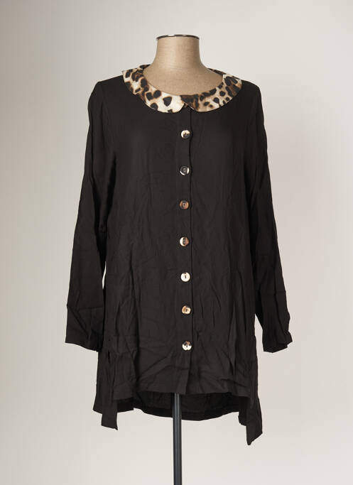 Gilet manches longues noir G!OZE pour femme