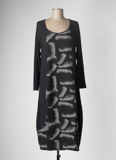 Robe mi-longue noir G!OZE pour femme