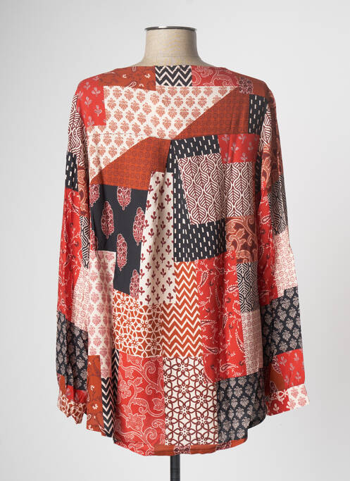 Tunique manches longues orange G!OZE pour femme