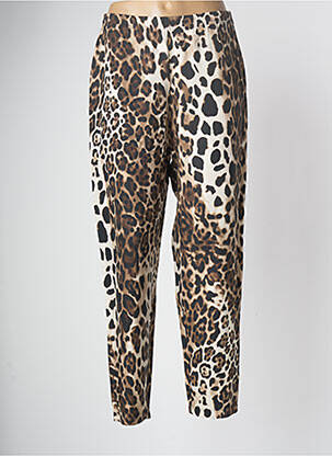 Pantalon 7/8 taille normale taille normale marron G!OZE femme