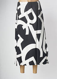 Jupe longue tissage crêpe noir G!OZE femme