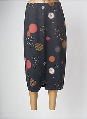 Jupe mi-longue stretch noir G!OZE femme