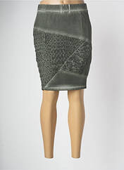 Jupe mi-longue vert MALOKA pour femme seconde vue