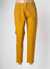 Pantalon 7/8 jaune MALOKA pour femme seconde vue