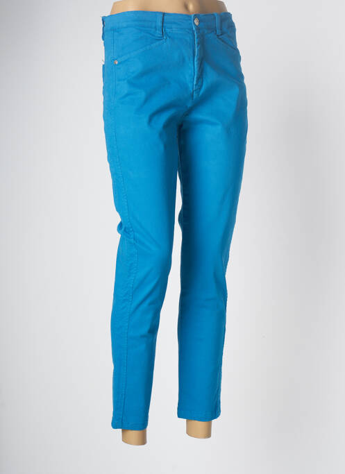 Pantalon 7/8 bleu MALOKA pour femme