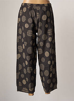 Pantalon large tissage crêpe taille normale gris OZÉE femme