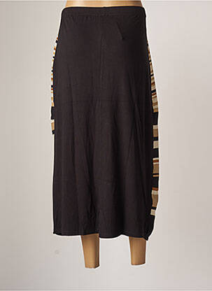 Jupe longue coupe droite noir OZÉE femme