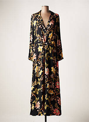 Robe longue manches longues manches longues noir LE PETIT BAIGNEUR femme