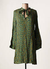 Robe courte vert LA FEE MARABOUTEE pour femme seconde vue