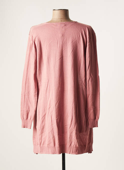 Gilet manches longues rose SANDWICH pour femme