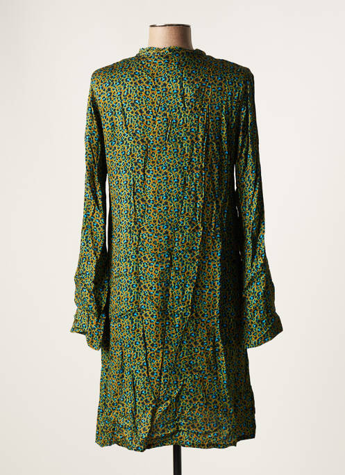 Robe courte vert LA FEE MARABOUTEE pour femme