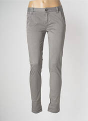 Pantalon chino gris DDP pour femme seconde vue