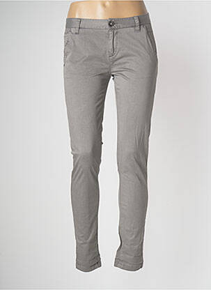 Pantalon chino gris DDP pour femme